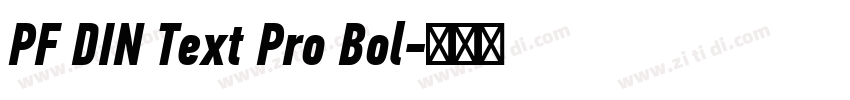 PF DIN Text Pro Bol字体转换